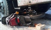 Bus hits motorcycle, one dead, two in critical condition