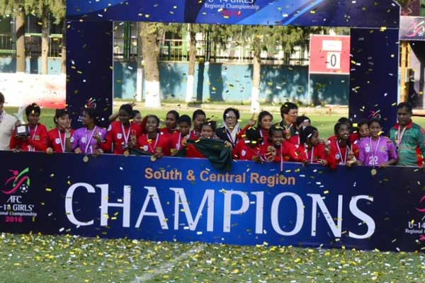 Bangladesh girls retain AFC U-14 regional title