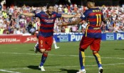 Suarez hat-trick fires Barca to La Liga title