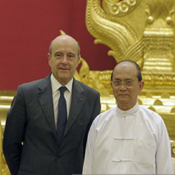 French FM visits Myanmar