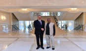 President of Azerbaijan meets Dr Yunus