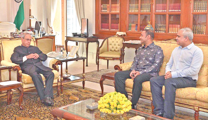 Managing Director of Bashundhara Group meets the Indian President