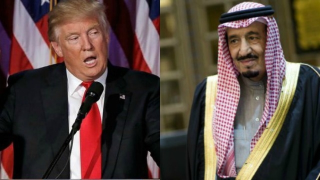 Saudi King agrees with Trump to support Syria, Yemen safe zones