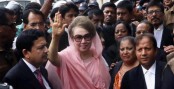 Khaleda asked to appear before court Feb 27 in 10 cases