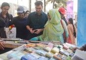 Ekushey book fair draws huge crowd
