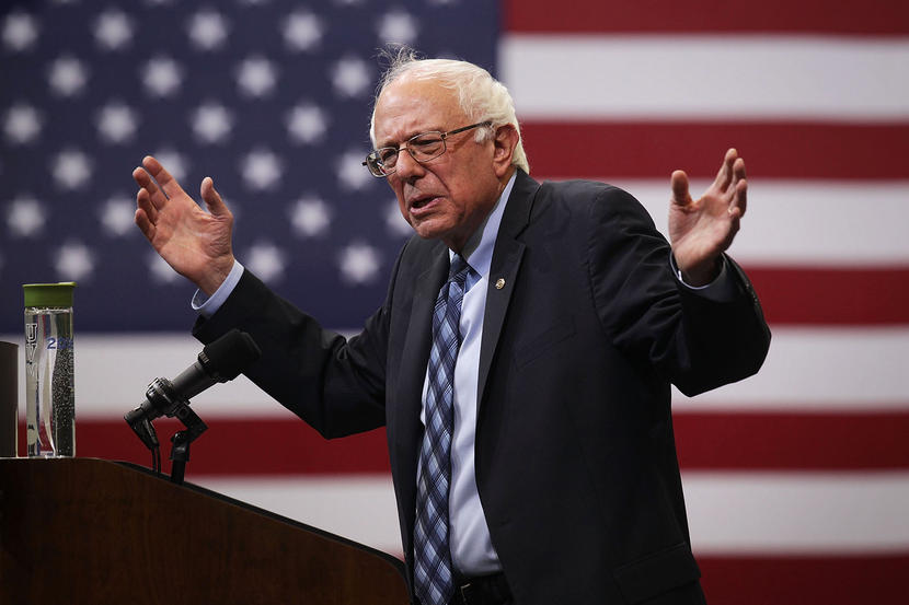 Bernie Sanders runs for president again
