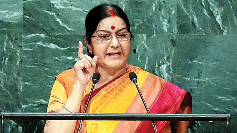 India not looking for escalation with Pakistan: Swaraj