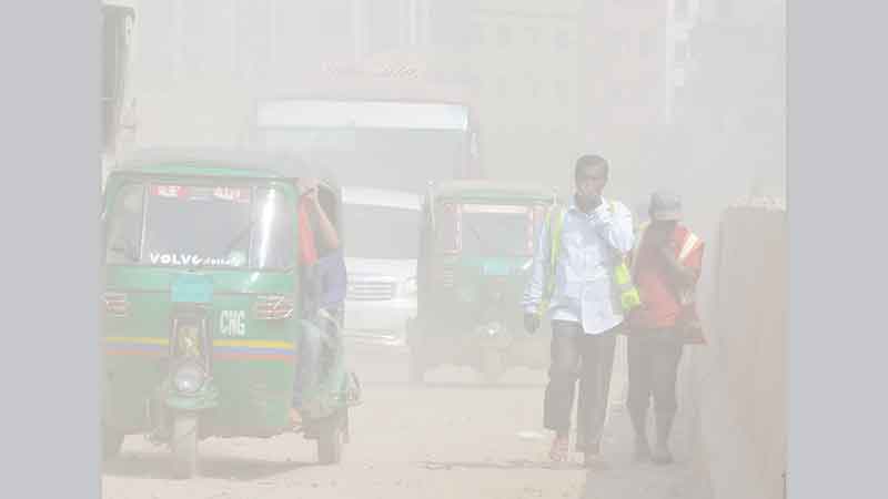 Dhaka air quality worst in world
