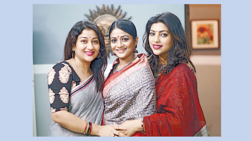 Deepa, Sweety and Mou in special tele-drama