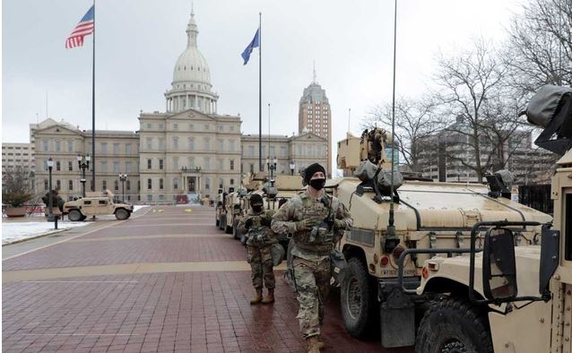 Pro-Trump protests quiet amid massive police presence across US