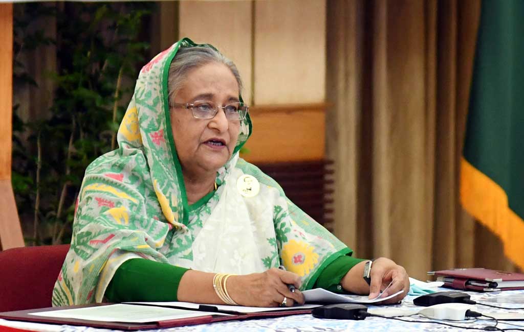 Rohingya crisis: PM pushes for peaceful solution