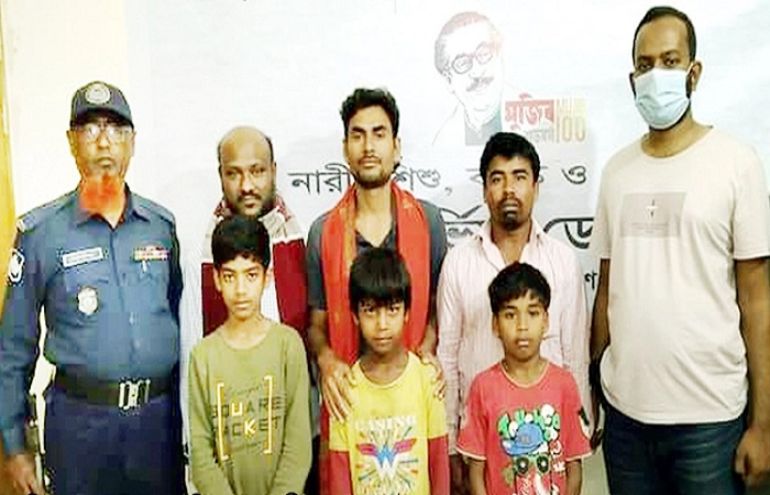 3 children abducted from Cumilla rescued in Gazipur