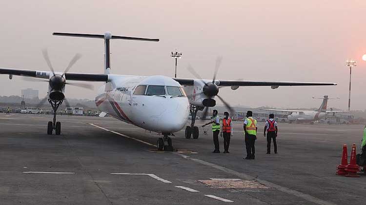 Third 74-seater Dash-8 aircraft 'Shwetbalaka' joins Biman's fleet
