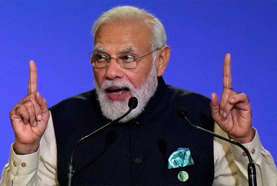 India to hit net-zero climate target by 2070: Modi
