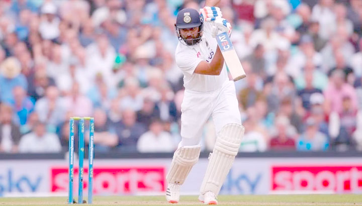 Rohit hundred puts India ahead despite Murphy's strikes